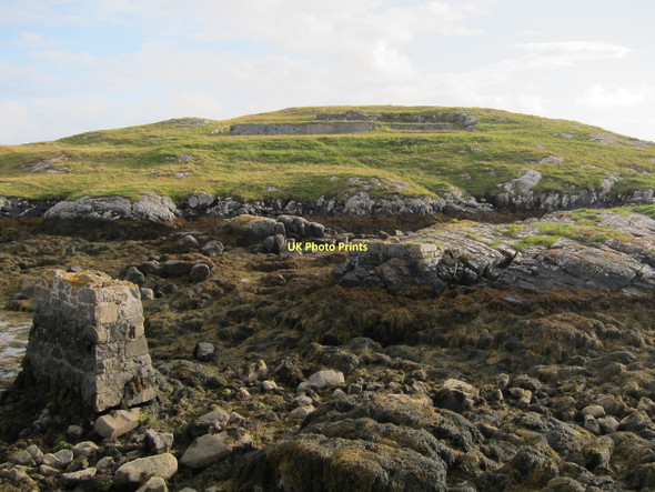 Photo 6"x4" Old bridge supports Leadaig c2011