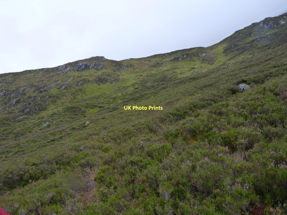 Photo 6"x4" Steep ground on the eastern flank of Stob Coire na Ceannain Stob Coire na Ceannain c2011