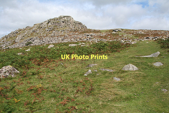 Photo 6"x4" Sheepstor: approaching Sheeps Tor Sheepstor c2011