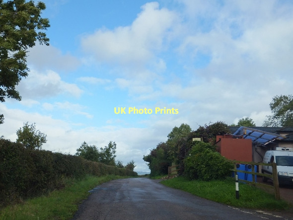 Photo 6"x4" Minor road passing Sampford Land Farm Langford\/ST0202 c2011