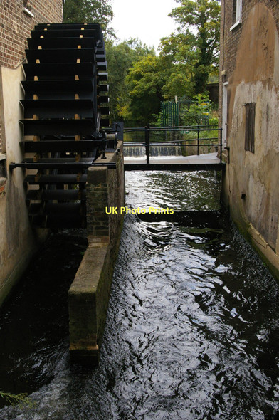 Photo 6"x4" Preserved waterwheel, Snuff Mill, River Wandle, Morden Hall Park Morden\/TQ2568 c2011