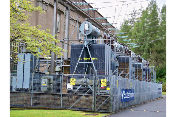 Photo 6"x4" Electricity Transformers At Sloy Hydro Electric Power Station Inveruglas c2011