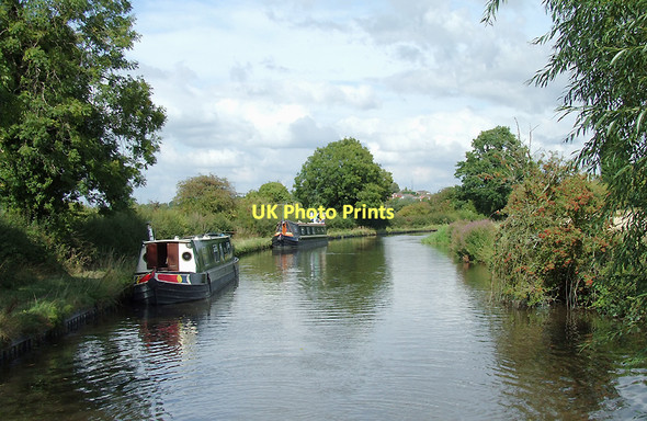 Photo 6"x4" Canal north of Acton Trussell, Staffordshire Acton Trussell c2011