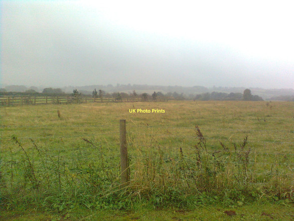 Photo 6"x4" Looking across the valley on a damp day Wigginton\/SP3833 c2011