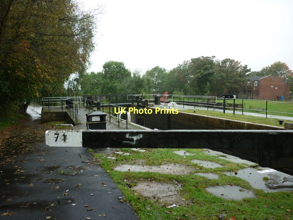 Photo 6"x4" Lock #71, Rochdale Canal Failsworth c2011
