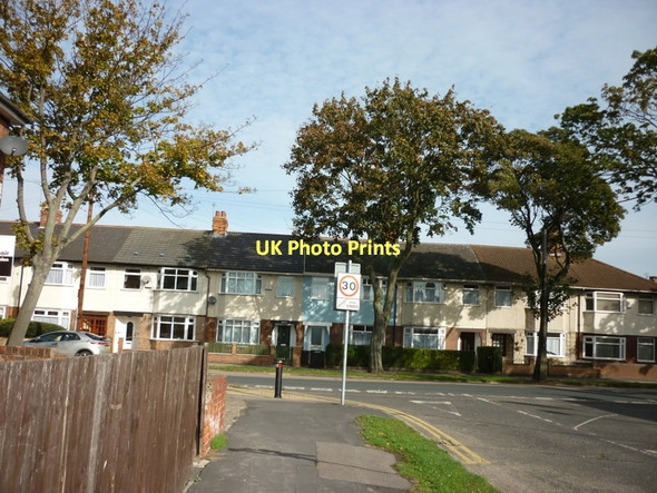 Photo 6"x4" Sherwood Avenue at Southcoates Lane Summergangs c2011