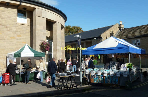 Photo 6"x4" Stalls by the Co-op in Bakewell Bakewell c2011