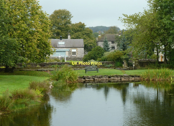 Photo 6"x4" Village pond, Monyash Monyash c2011