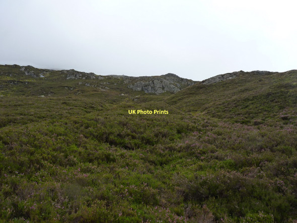 Photo 6"x4" Uphill steeply to Creag an Fhireoin Stob Coire na Ceannain c2011