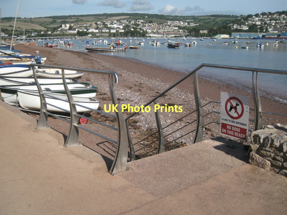 Photo 6"x4" Steps and railings, Marine Parade Teignmouth c2011