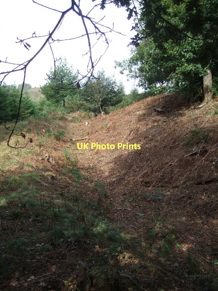 Photo 6"x4" Rampart on Wooston Castle Cheriton Cross\/SX7792 c2011