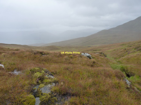 Photo 6"x4" Small burn issuing from the bealach Roybridge c2011