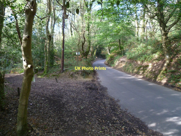 Photo 6"x4" Greensand Way reaches Alderbrook Road from the west Rowly c2011