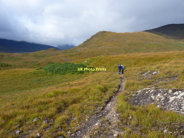 Photo 6"x4" On Wade's military road above Cluanie Allt nam Peathrain c2011