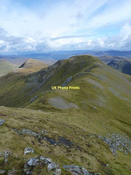 Photo 6"x4" Along the ridge towards Carn a' Madhaidh-ruaidh Lochan Uaine\/NH1314 c2011