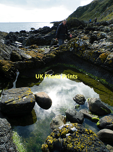 Photo 6"x4" Folded Intrusion Kilchattan Bay\/NS1055 c2011
