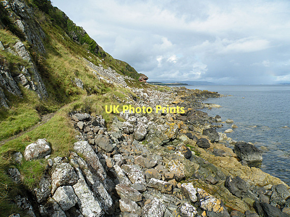 Photo 6"x4" Coastal Path Kilchattan Bay\/NS1055 c2011