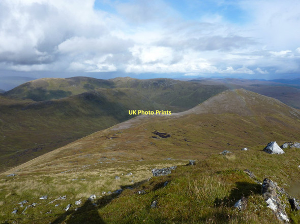 Photo 6"x4" Northeast from the summit Carn \u00e0 Mhadaidh-ruaidh c2011