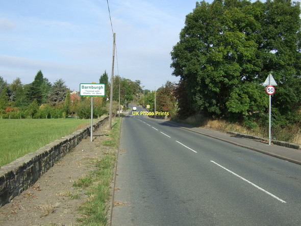 Photo 6"x4" Entering Barnburgh on Doncaster Road Mexborough c2011
