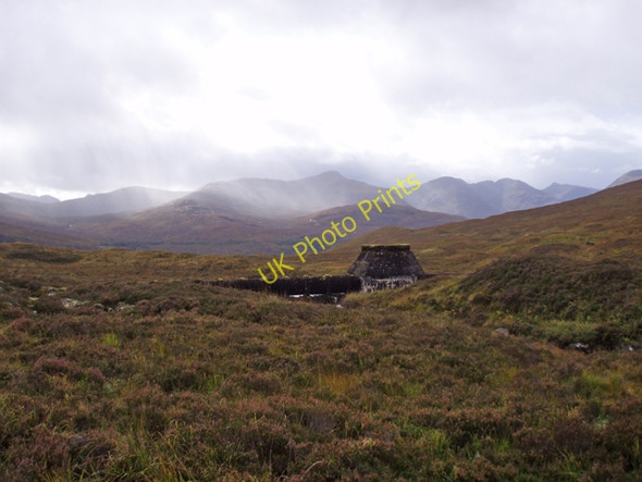 Photo 6"x4" Pipeline crossing Allt Coire na Duibhe Allt Coire na Duibhe c2009