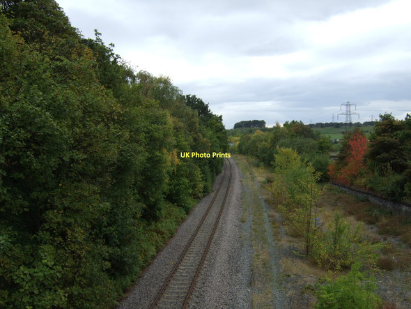 Photo 6"x4" Railway towards Barnsley Overtown\/SE3516 c2011