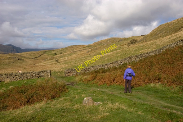 Photo 6"x4" Bridleway to Kentmere Green Quarter c2009