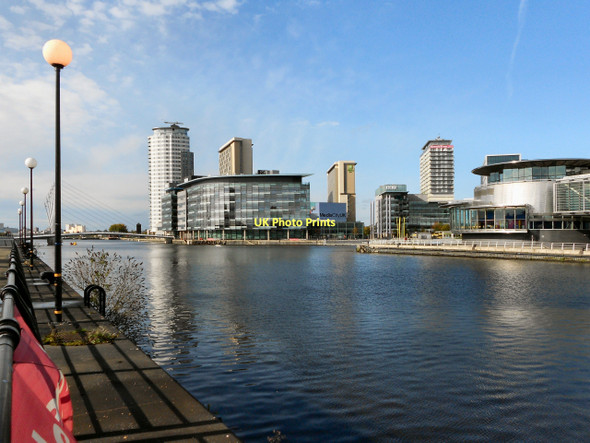 Photo 6"x4" Manchester Ship Canal, Salford Quays Salford\/SJ8098 c2011