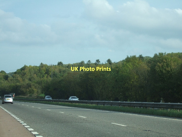 Photo 6"x4" View across the A30 near Five Mile Farm Pathfinder Village c2011