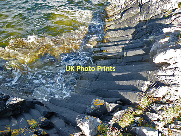 Photo 6"x4" Columnar Sandstone Kilchattan Bay\/NS1055 c2011