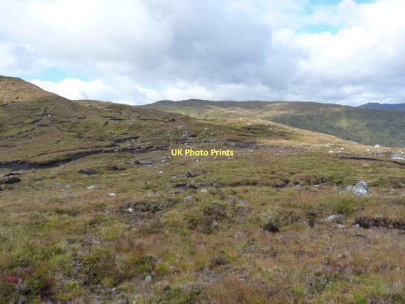 Photo 6"x4" Across the Bealach an Amais Bealach an Amais c2011