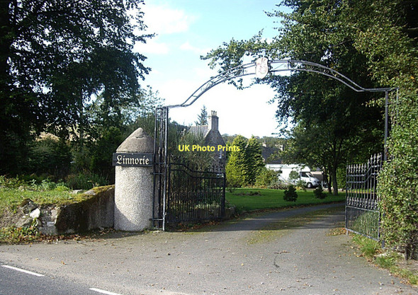 Photo 6"x4" Gated access to 'Linnorie' Huntly c2011