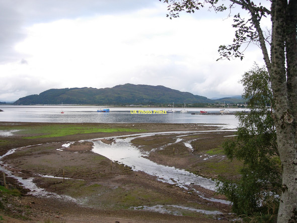 Photo 6"x4" Camas Bruaich Ruaidhe mudflats Achaleven c2006