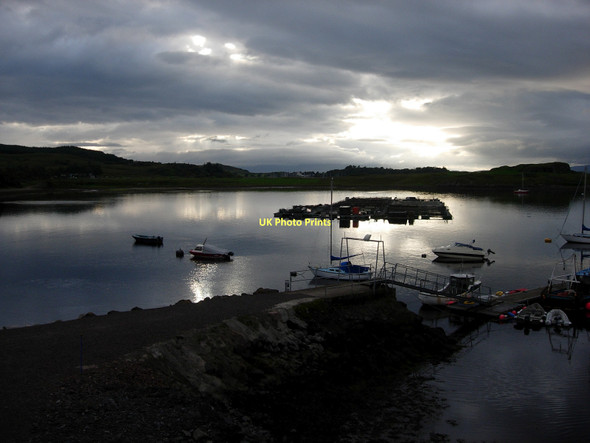 Photo 6"x4" Camas Bruaich Ruaidhe fish farming Connel c2006