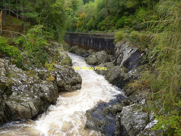 Photo 6"x4" The Monessie Gorge, downstream of the suspension bridge Achluachrach c2011