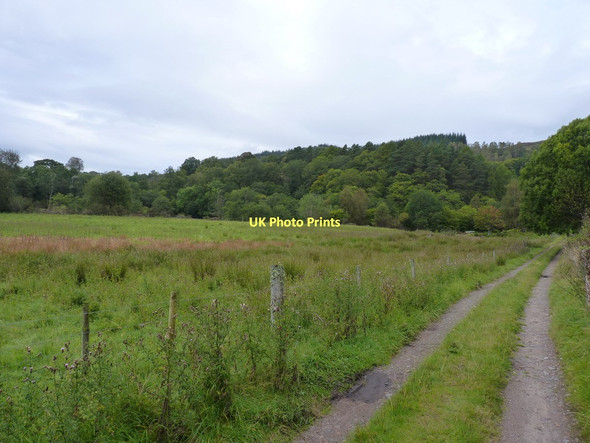 Photo 6"x4" Farm track and field near Achluachrach Achluachrach c2011