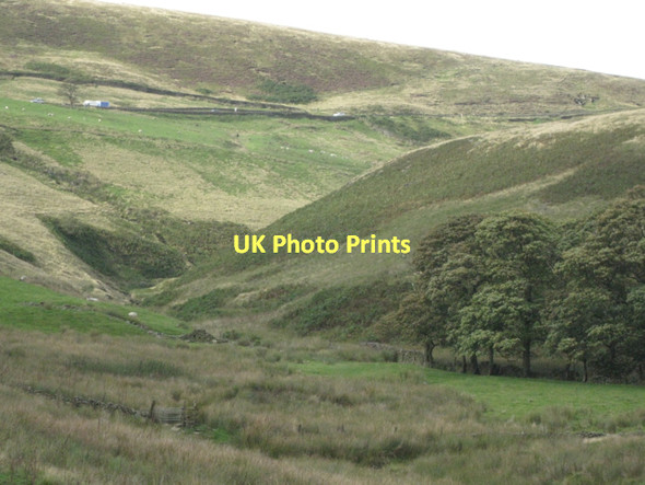 Photo 6"x4" River Dane valley below Holt  Knotbury c2011
