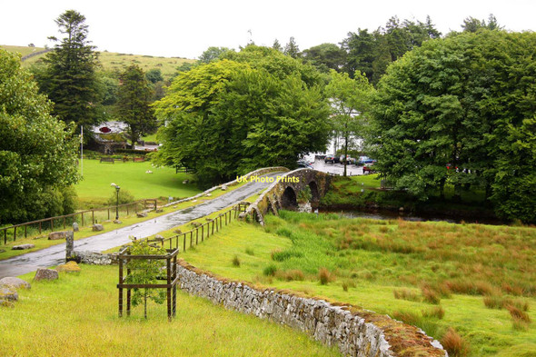 Photo 6"x4" The old bridge over the West Dart River Two Bridges\/SX6075 c2011