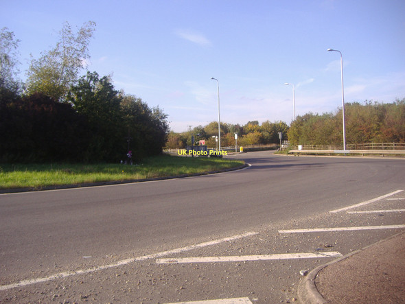 Photo 6"x4" Roundabout on the A5, Flamstead Flamstead c2011