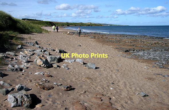 Photo 6"x4" Cocklawburn Beach Cheswick c2011