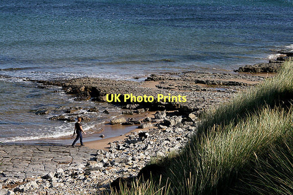 Photo 6"x4" Cocklawburn Beach Cheswick c2011