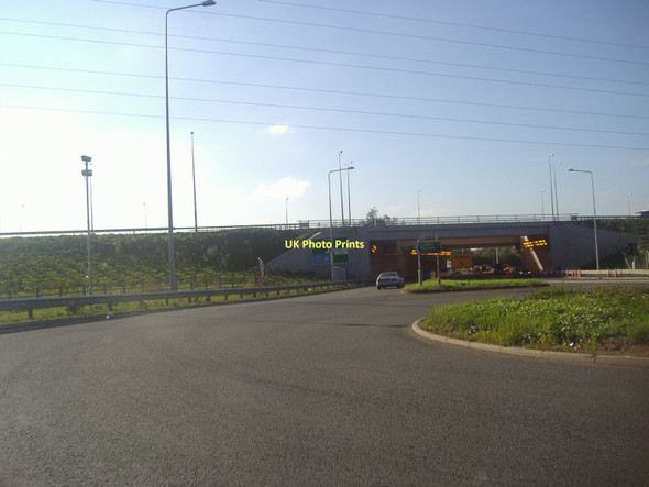 Photo 6"x4" The M1 crossing the A5, Flamstead Flamstead c2011