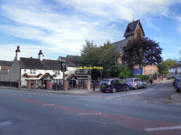Photo 6"x4" Gatley, the Prince of Wales and St James' Church Gatley c2011