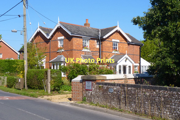 Photo 6"x4" Late Victorian Houses by the Station Sway c2011