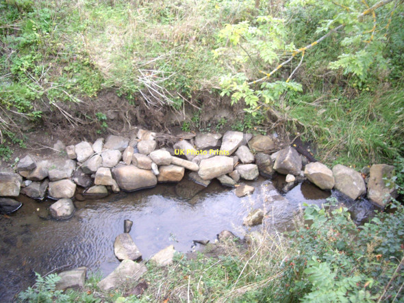 Photo 6"x4" Burn beneath Meadow Bridge Huntly c2011
