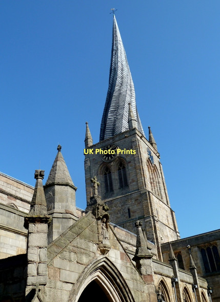 Photo 6"x4" Parish church, Chesterfield Chesterfield\/SK3871 c2011
