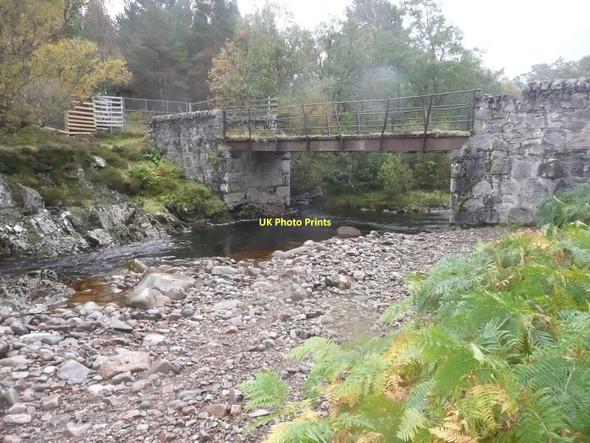 Photo 6"x4" Bridge over Allt Camghouran Bridge of Gaur c2011