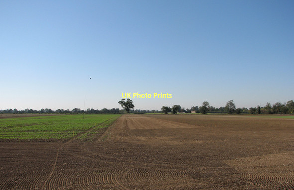 Photo 6"x4" Path across the fields Clayhithe c2011