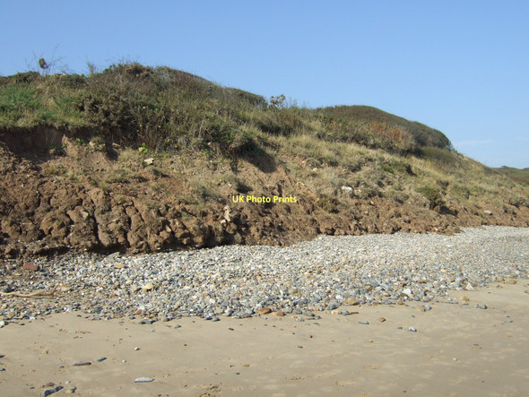 Photo 6"x4" Soft cliffs, Hunmanby Sands Hunmanby Moor c2011