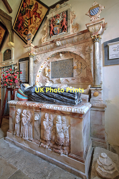 Photo 6"x4" Sir Benjamin Tichborne monument - St Andrew's church, Tichborne Ovington\/SU5631 c2011