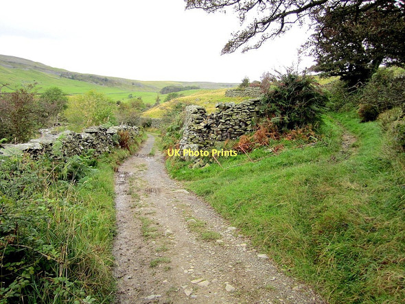 Photo 6"x4" Junction of White Stone Lane and Moughton Lane (path), Crummack Dale Wharfe c2011